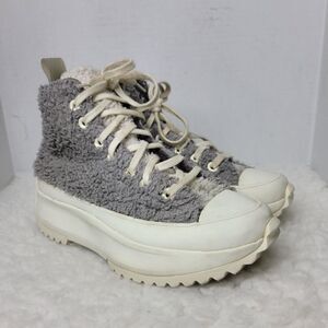 Converse Run Star Hike Women's Shoes  Size 7 Sherpa Sneakers Good Condition